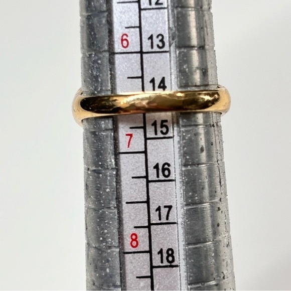 Baublebar gold tone rhinestone crystal ring size 6.5 - Picture 2 of 2